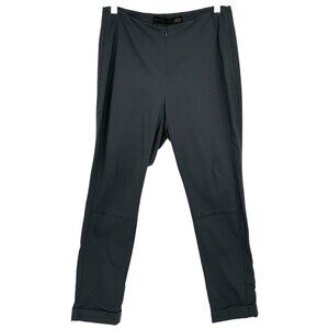 Porto San Francisco Cropped Cuffed Hem Pants Gray Size 2 Front Zipper